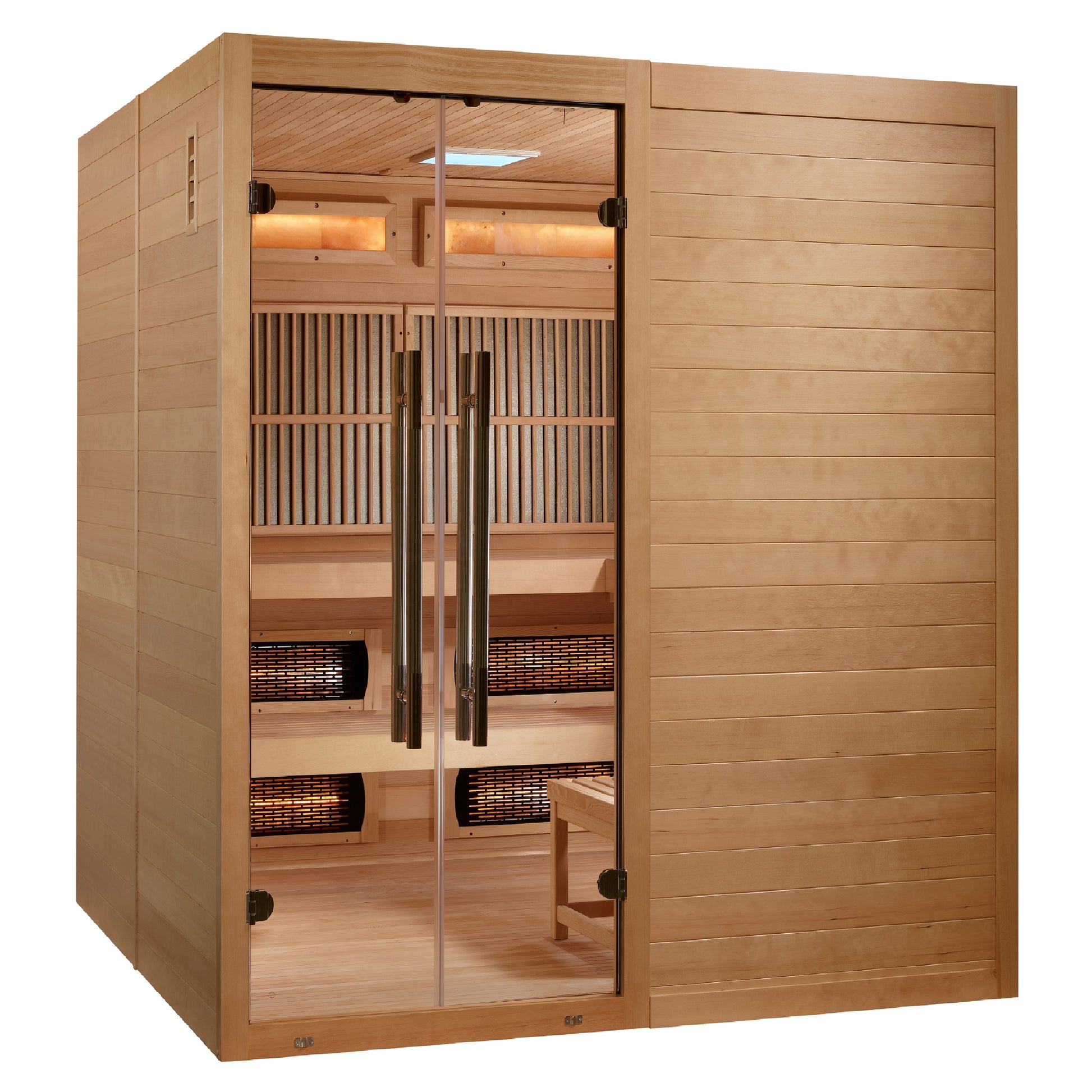 Golden Designs Toledo 6+ Person Near-Zero EMF Hybrid Sauna – product image 6 of 12