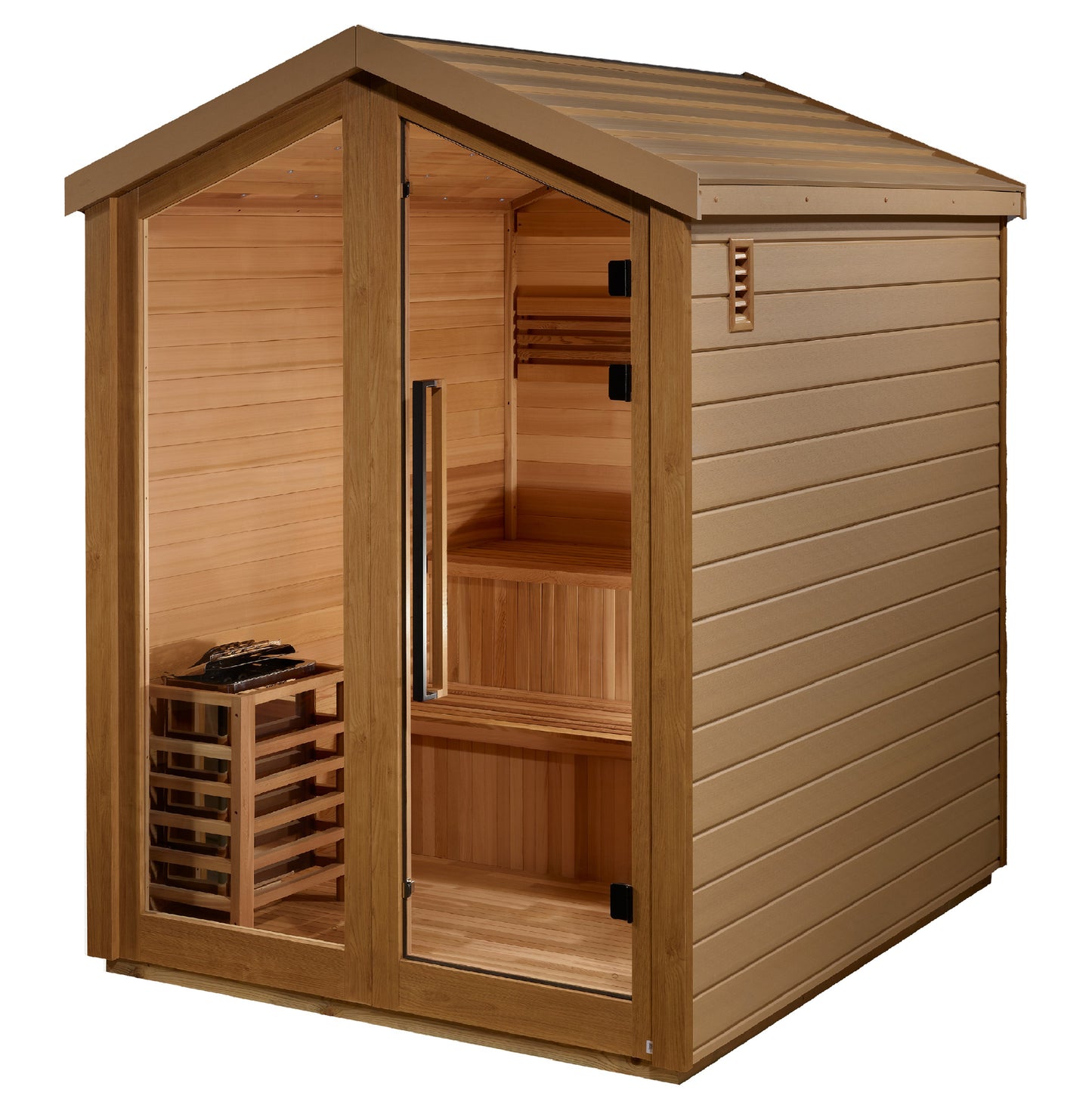 Golden Designs Savonlinna 3-Person Outdoor Traditional Sauna – product view 4