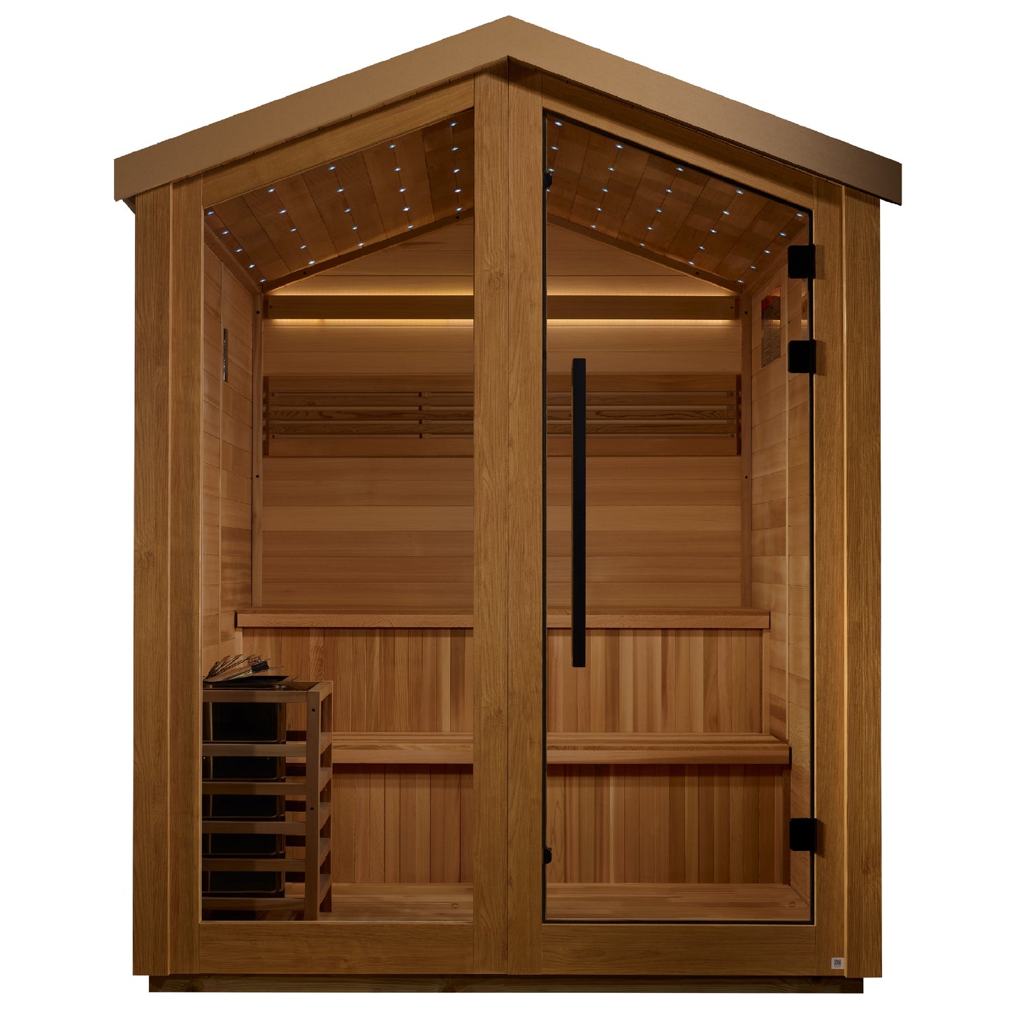 Golden Designs Kaarina 6-Person Outdoor Traditional Sauna – product view 1