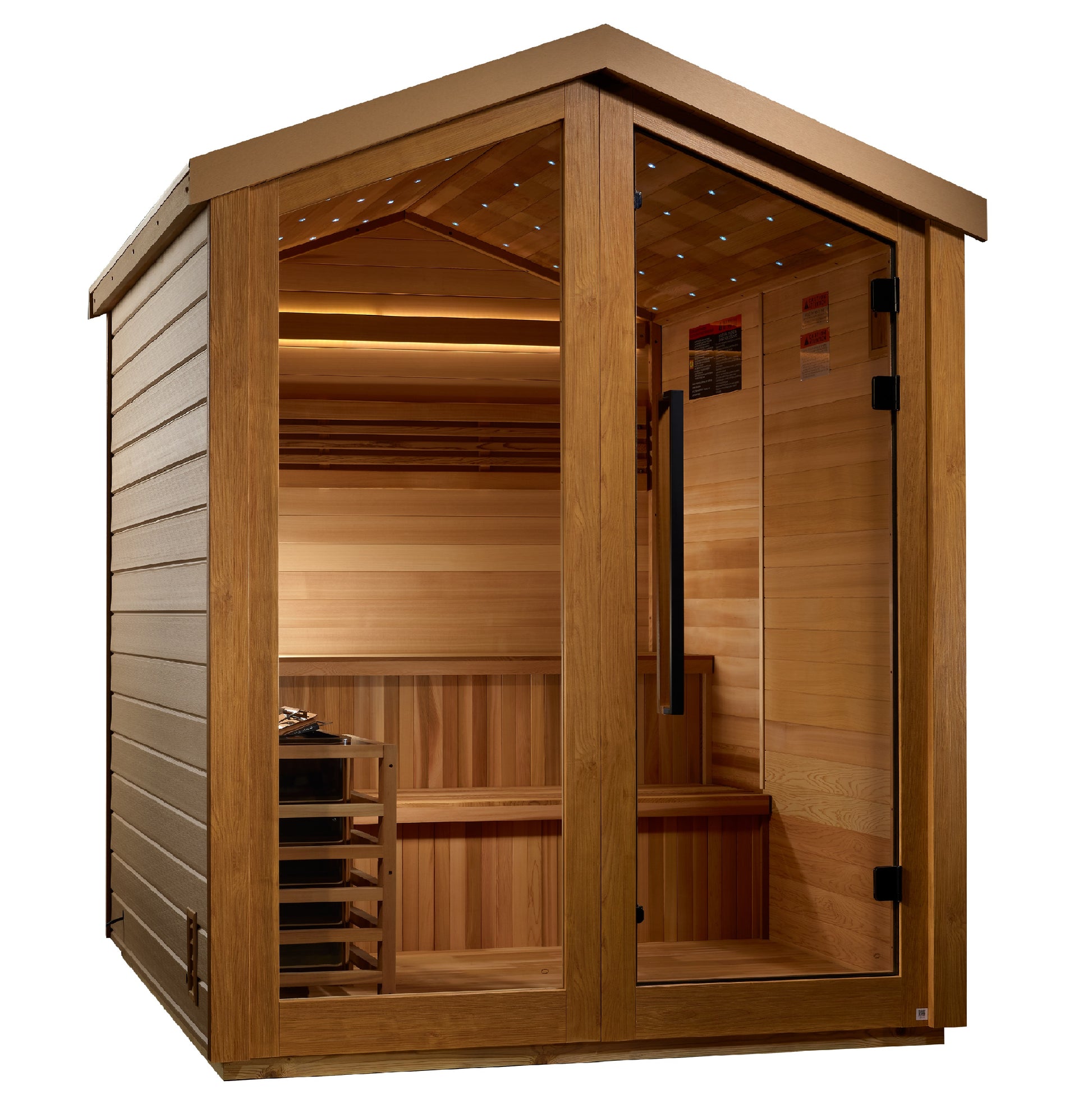 Golden Designs Kaarina 6-Person Outdoor Traditional Sauna – product view 2