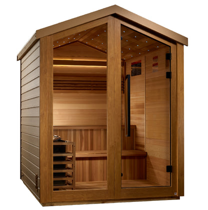 Golden Designs Kaarina 6-Person Outdoor Traditional Sauna – product view 2
