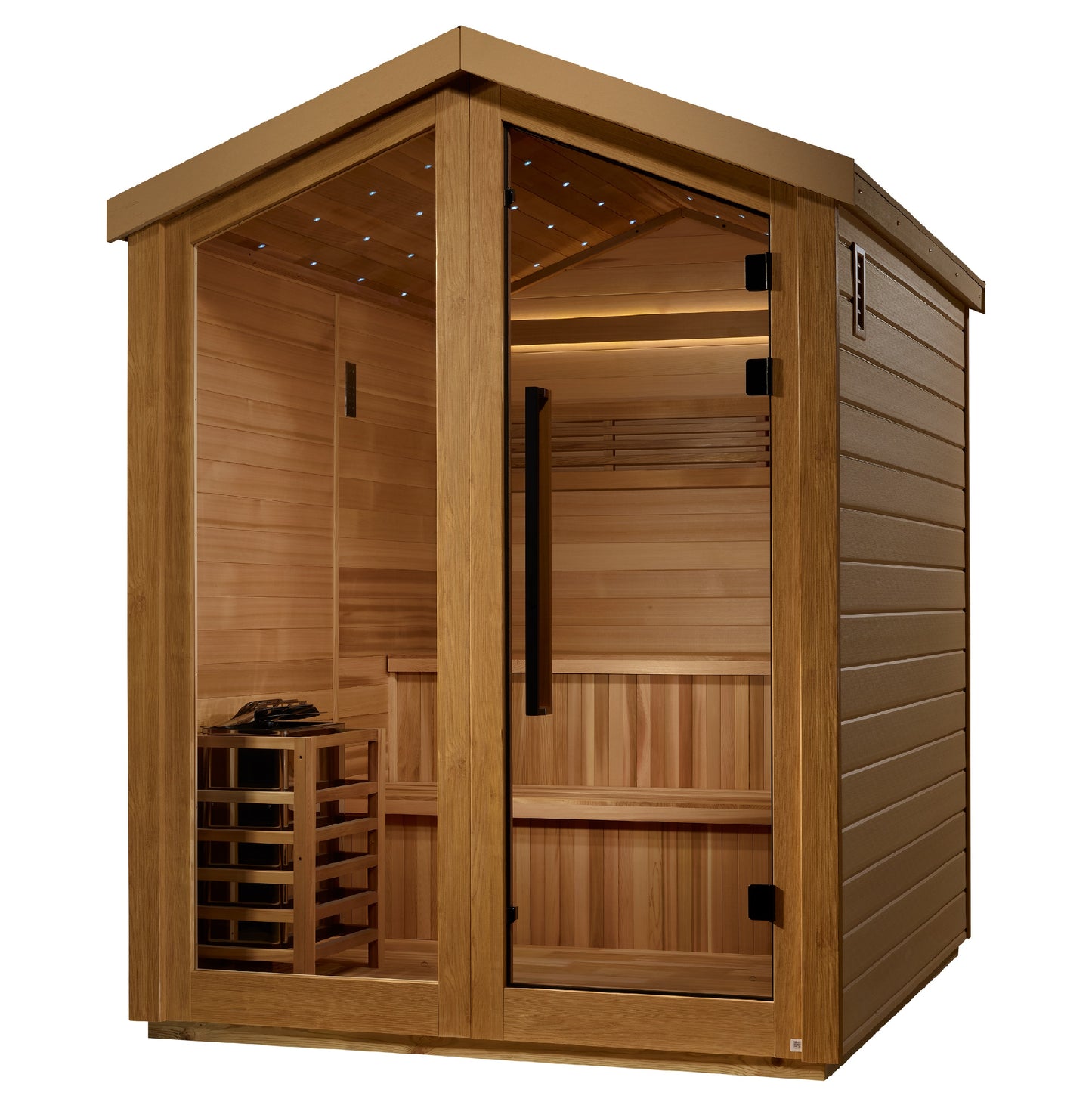 Golden Designs Kaarina 6-Person Outdoor Traditional Sauna – product view 3