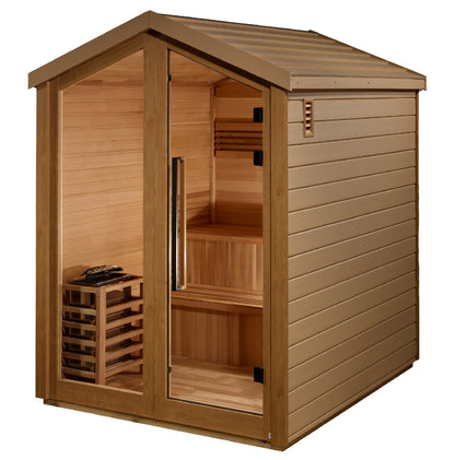 Golden Designs Kaarina 6-Person Outdoor Traditional Sauna – product view 4