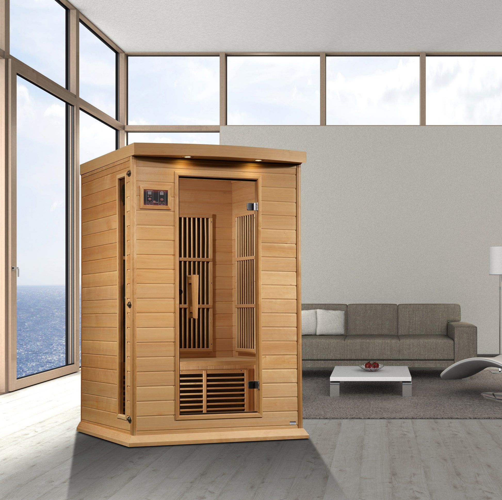 Maxxus K206-01-ZF 2-Person Near-Zero EMF Far Infrared Sauna — product view 5