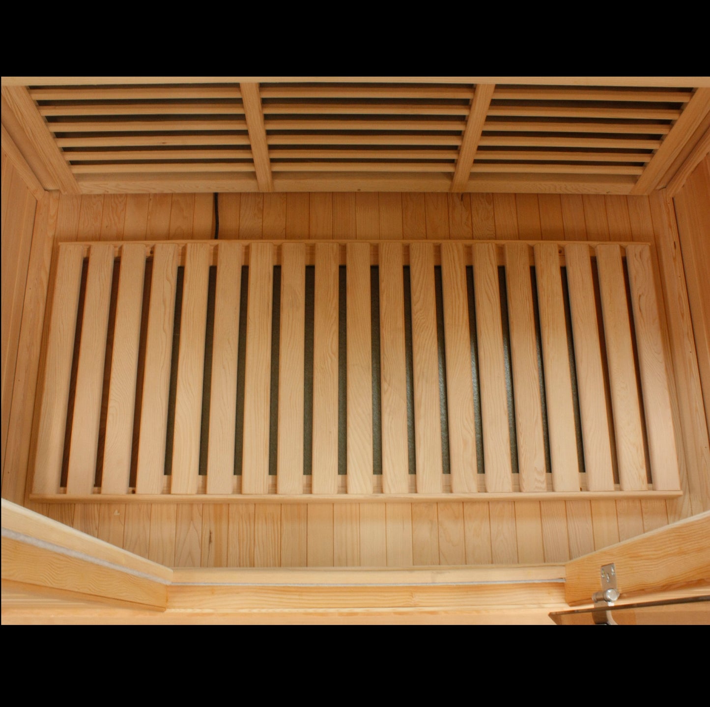 Maxxus K206-01 2-Person Low EMF Far Infrared Sauna — floor heater detail
