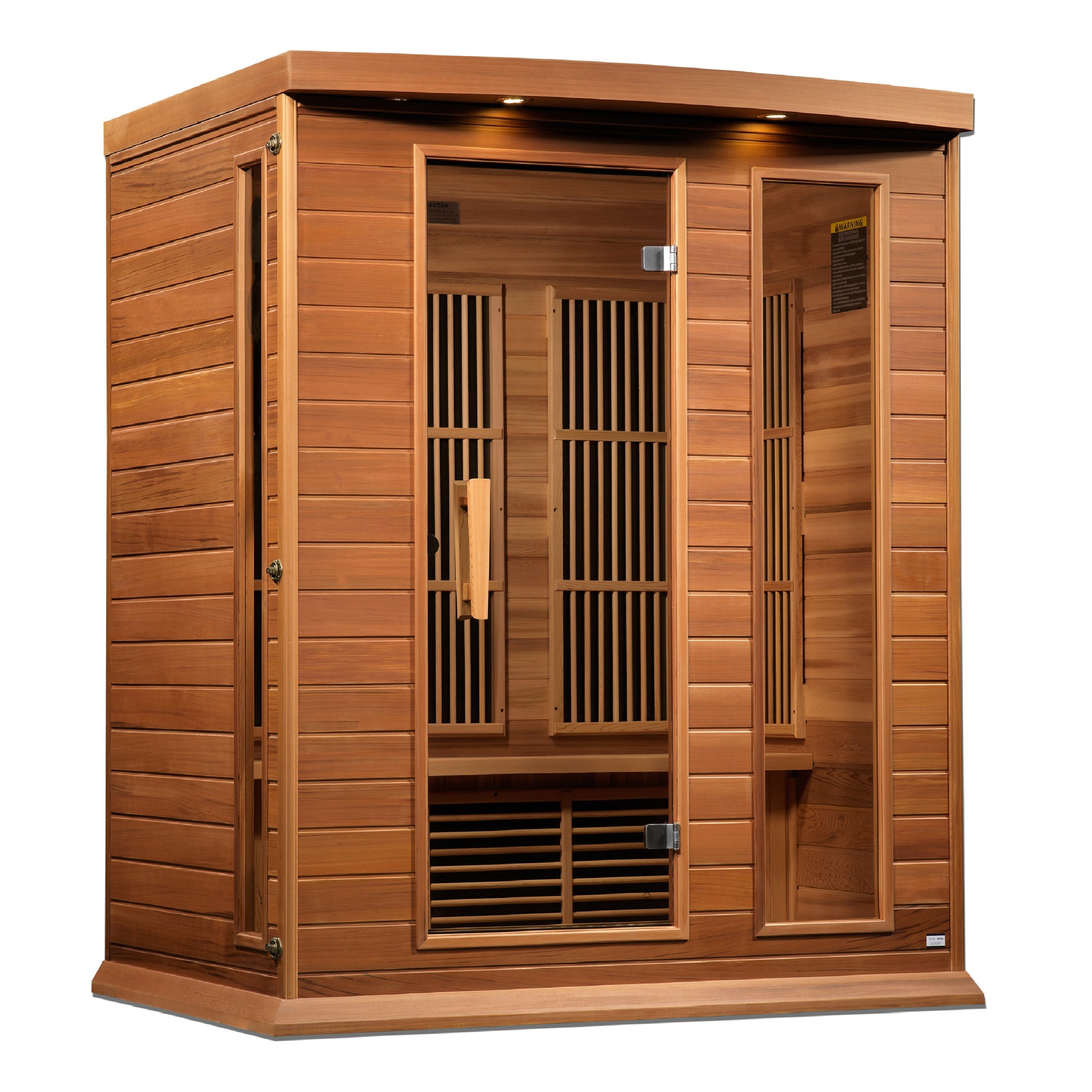 Maxxus K306-01-CED 3-Person Low EMF Far Infrared Sauna – Red Cedar — product view 3