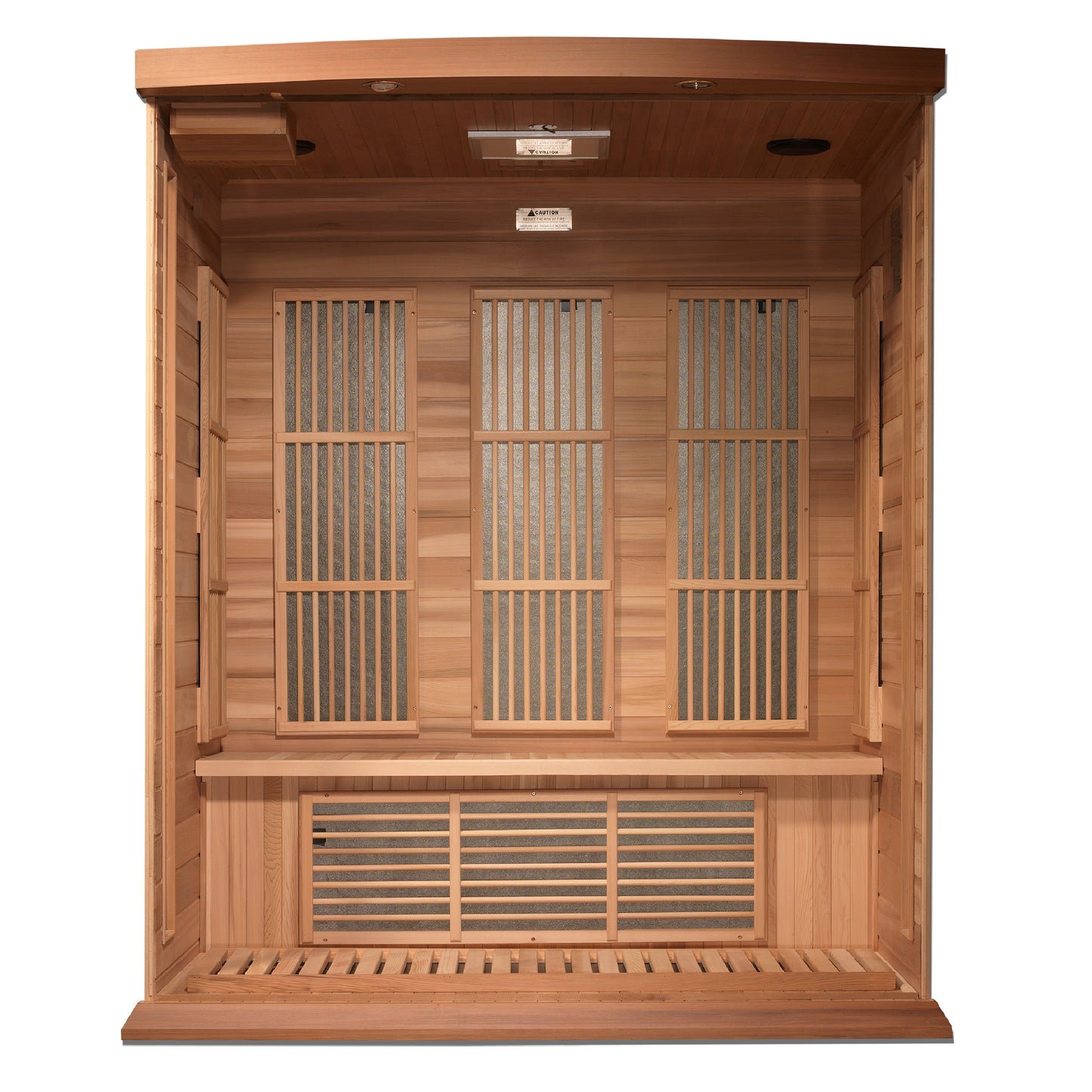 Maxxus K306-01-CED 3-Person Low EMF Far Infrared Sauna – Red Cedar — product view 4
