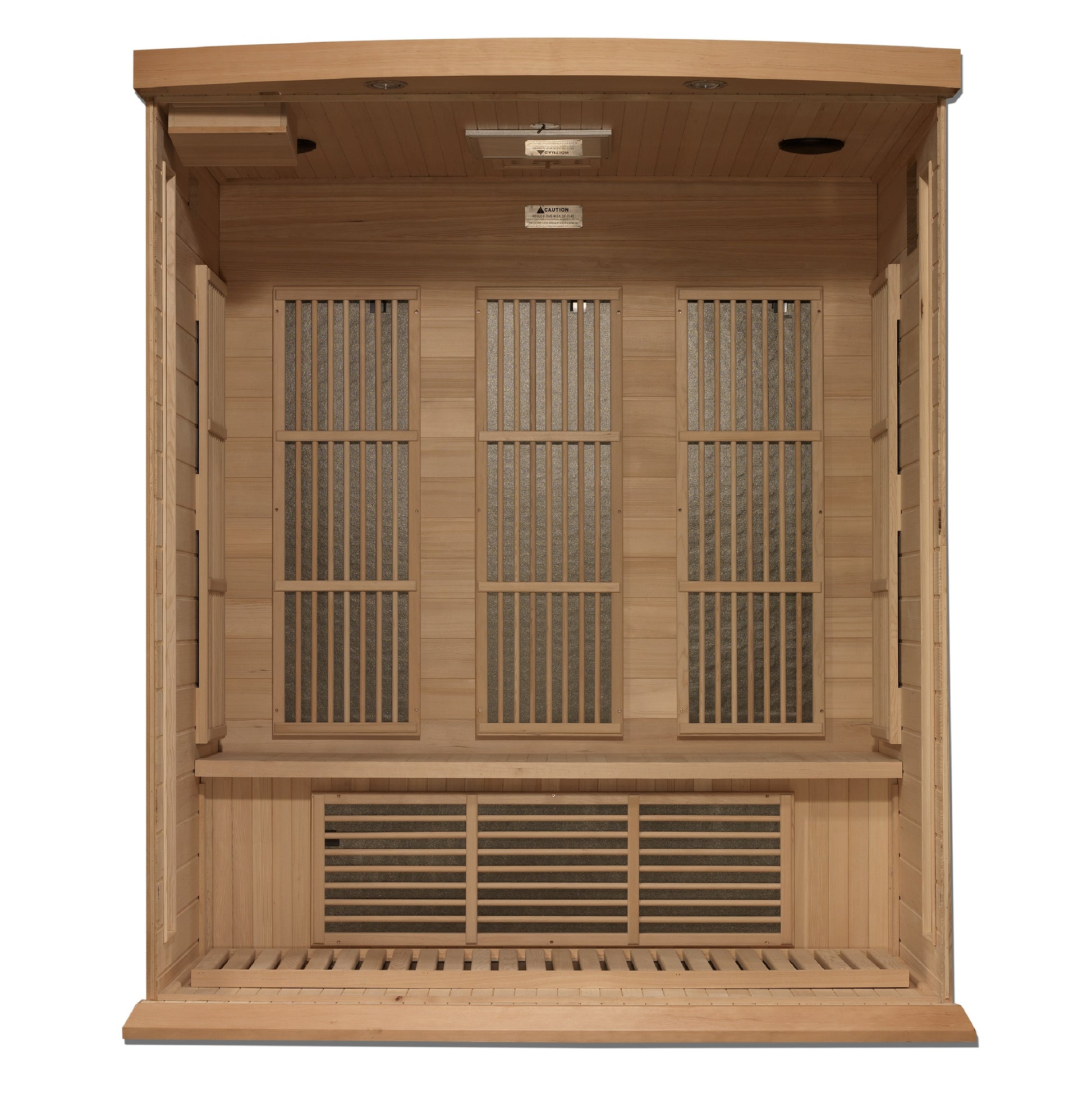 Maxxus K306-01-ZF 3-Person Near-Zero EMF Far Infrared Sauna – Hemlock — product view 2