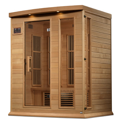 Maxxus K306-01-ZF 3-Person Near-Zero EMF Far Infrared Sauna – Hemlock — product view 3