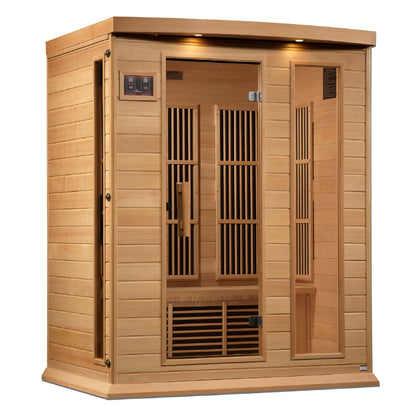 Maxxus K306-01-ZF 3-Person Near-Zero EMF Far Infrared Sauna – Hemlock — product view 4