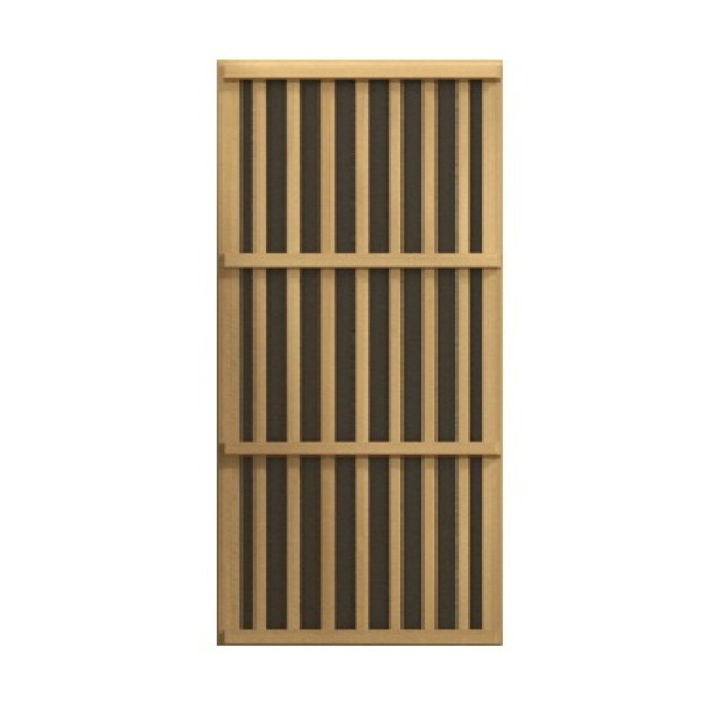 Maxxus K356-01-ZF 3-Person Corner Near-Zero EMF Far Infrared Sauna – Hemlock — infrared heater detail