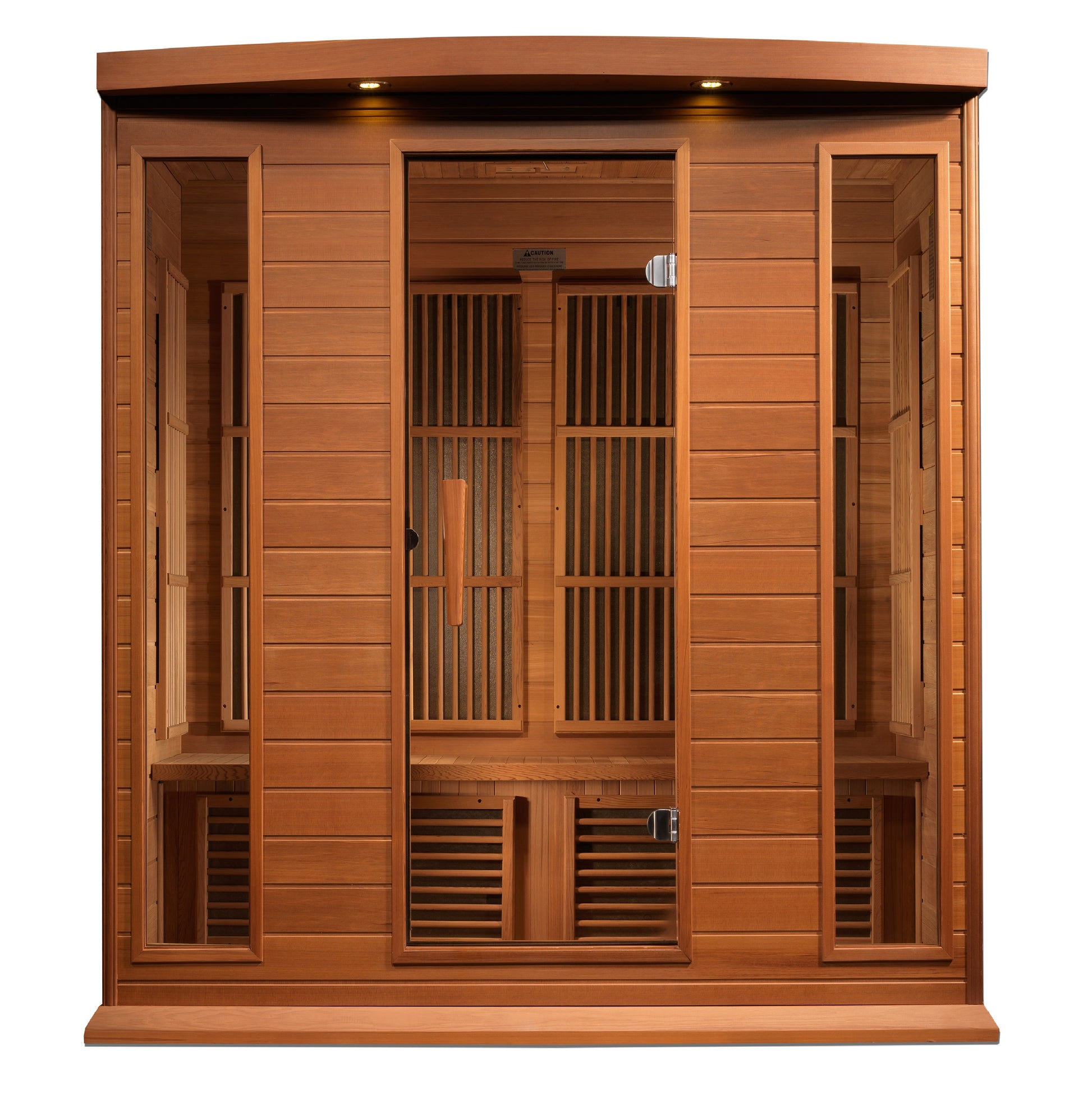 Maxxus K406-01-CED 4-Person Low EMF Far Infrared Sauna – Red Cedar — product view 1