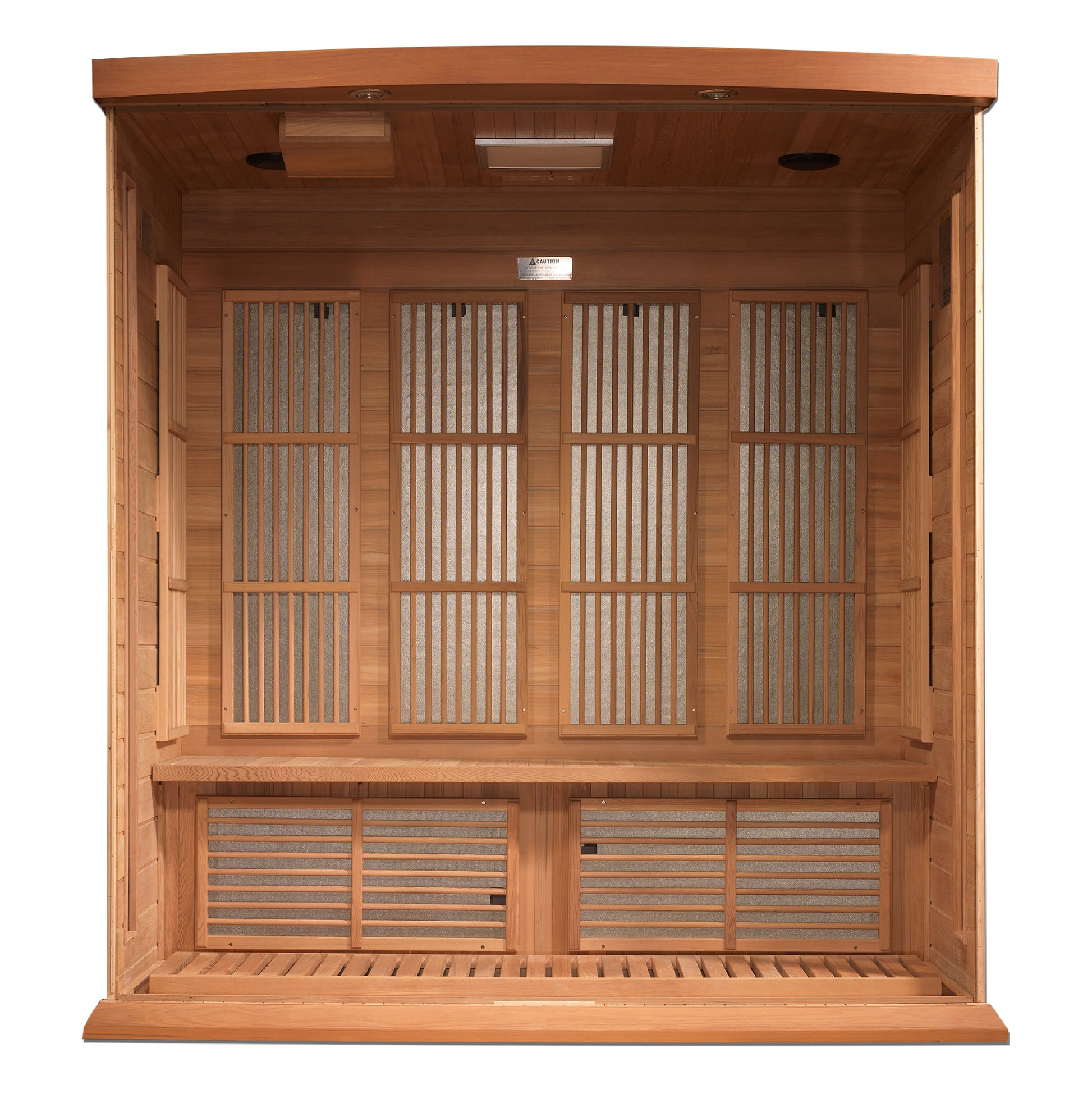 Maxxus K406-01-CED 4-Person Low EMF Far Infrared Sauna – Red Cedar — product view 2