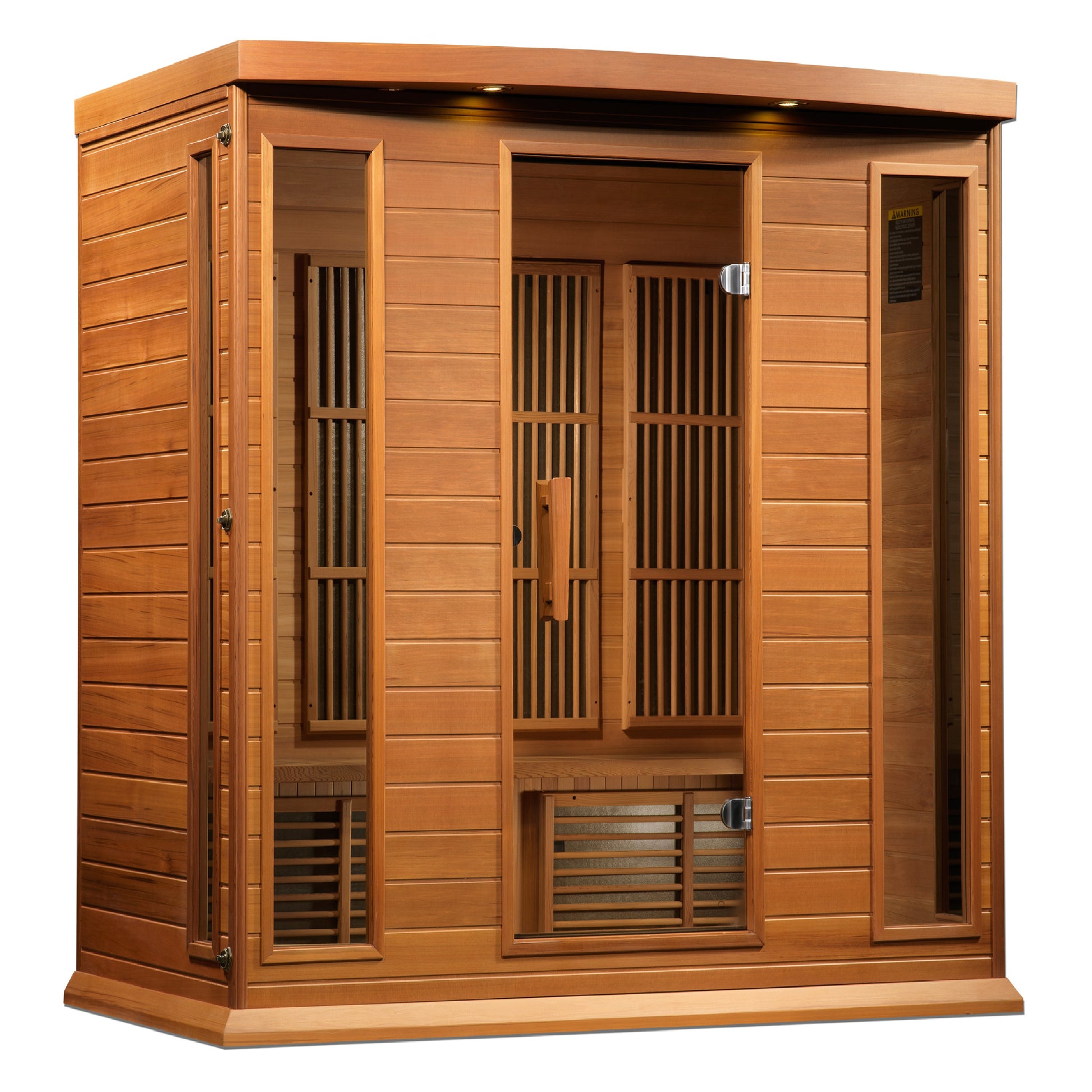 Maxxus K406-01-CED 4-Person Low EMF Far Infrared Sauna – Red Cedar — product view 4