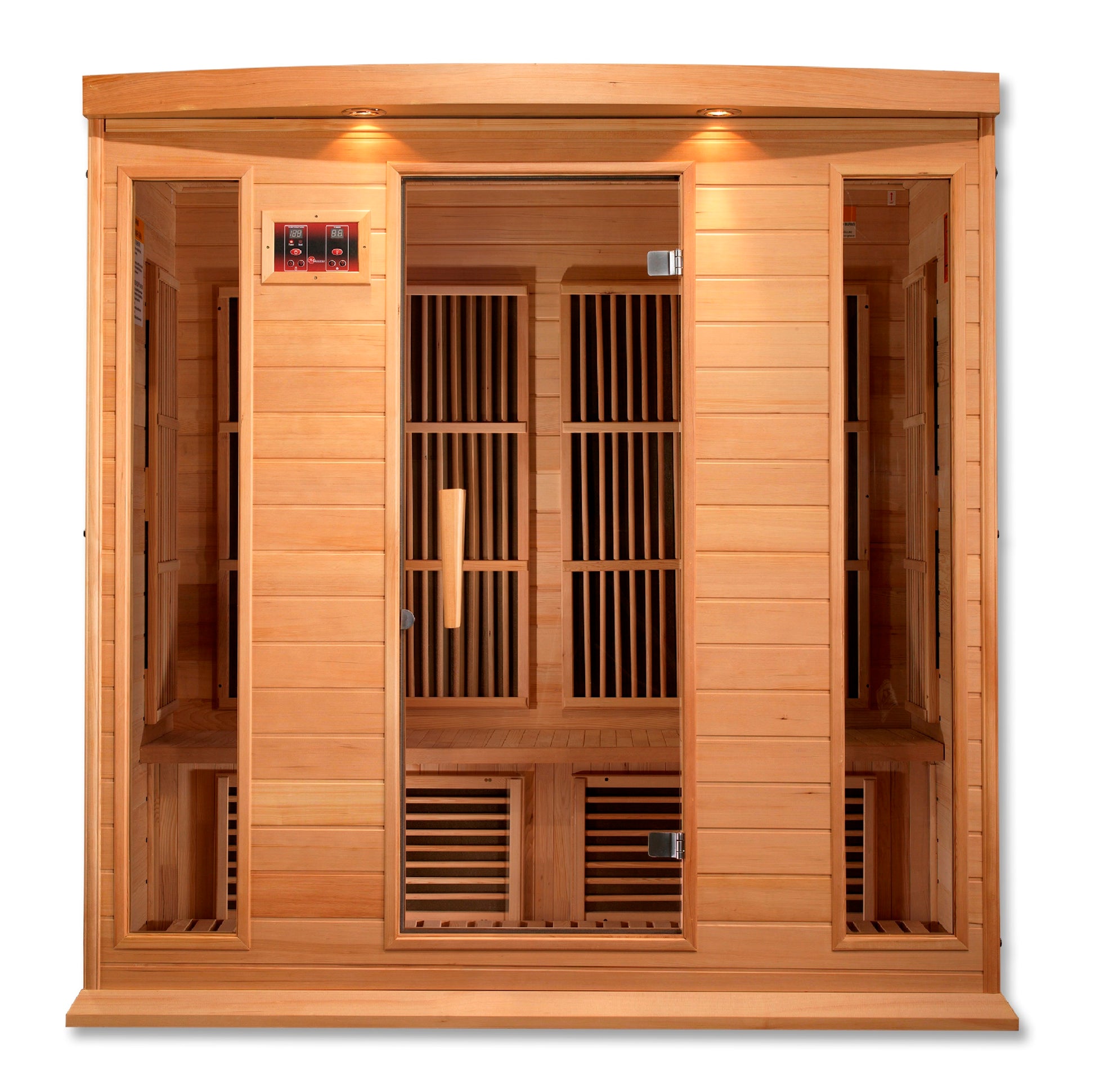 Maxxus K406-01 4-Person Low EMF Far Infrared Sauna – Hemlock — product view 1