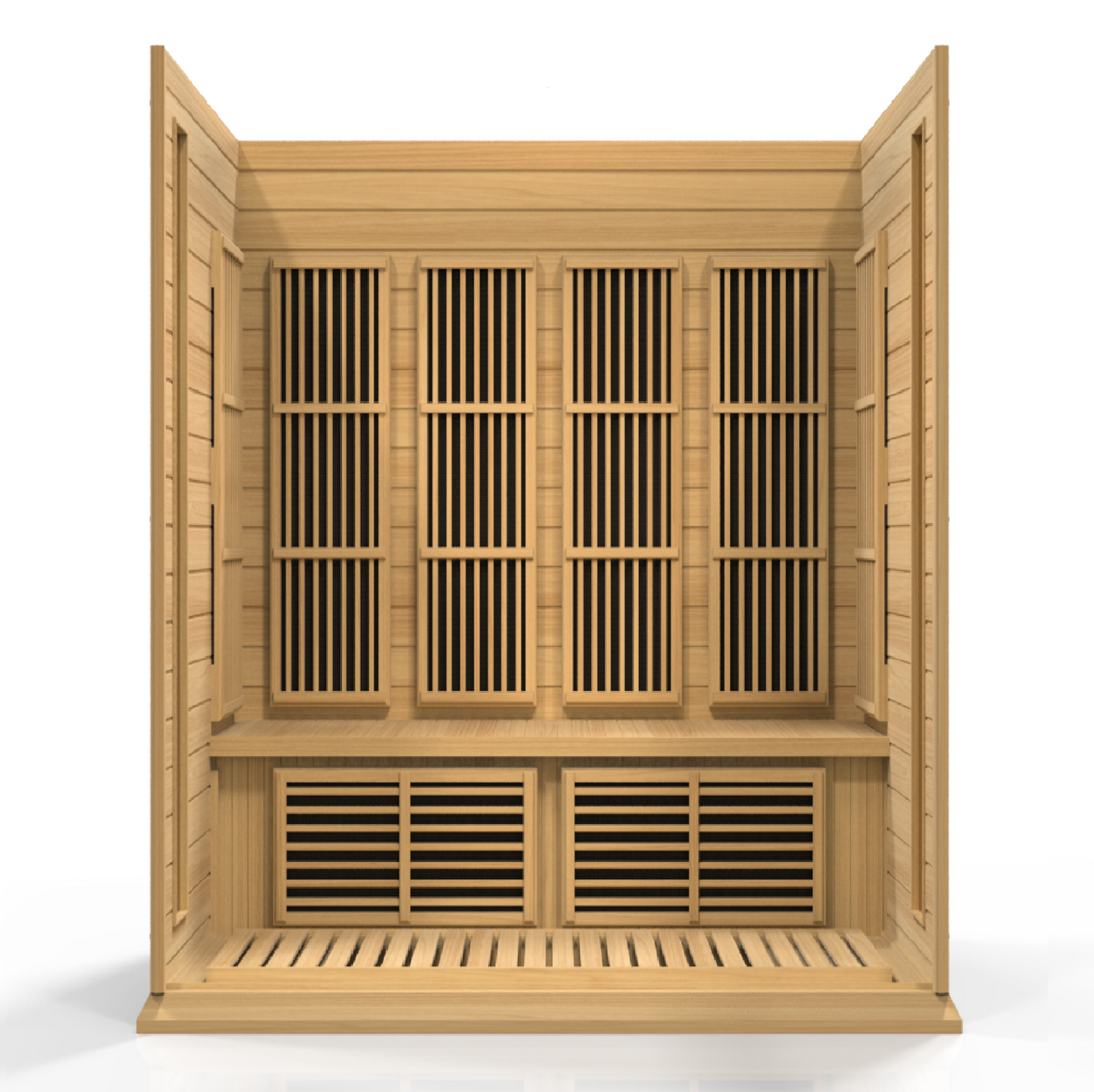 Maxxus K406-01 4-Person Low EMF Far Infrared Sauna – Hemlock — product view 2
