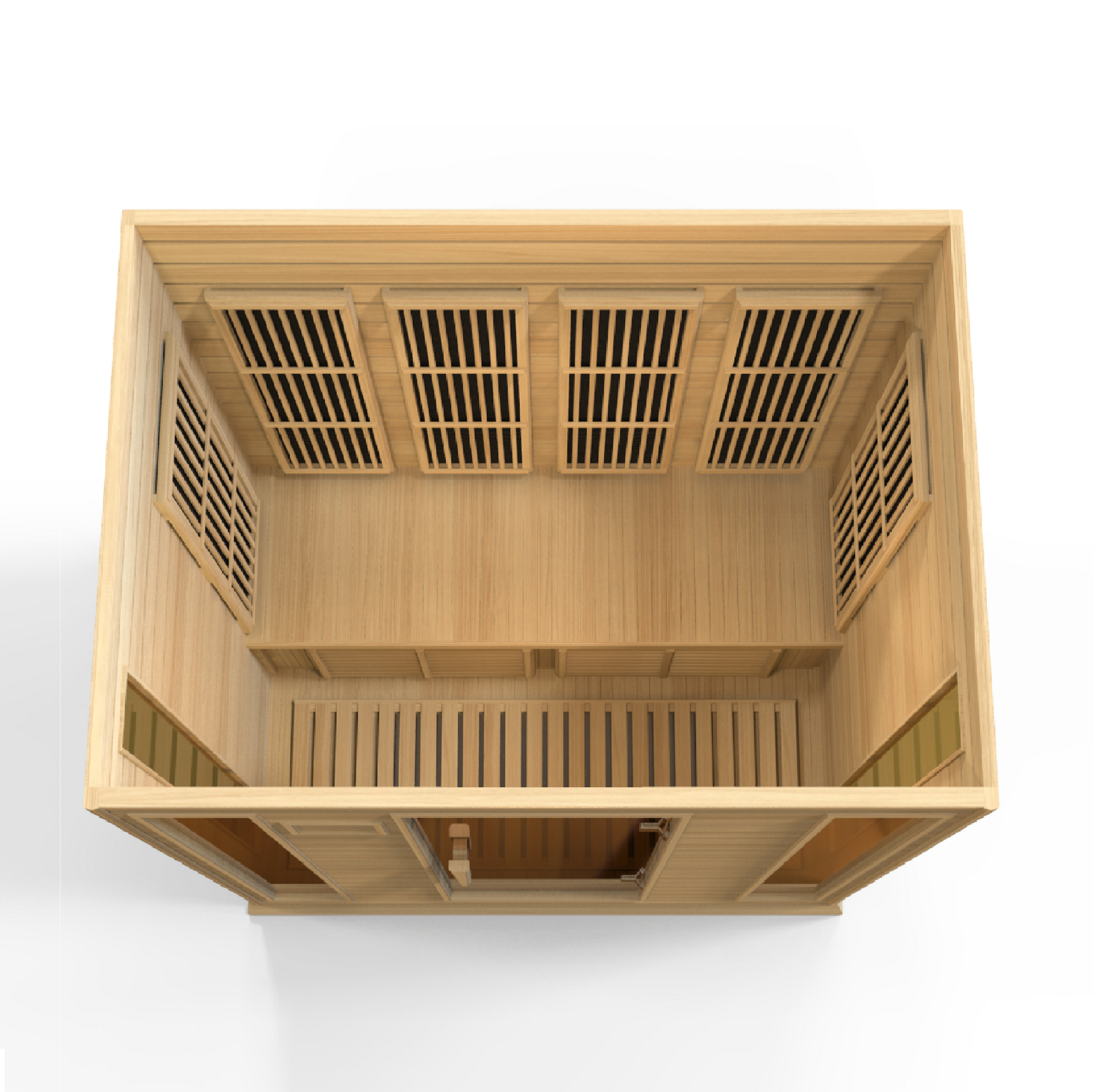 Maxxus K406-01 4-Person Low EMF Far Infrared Sauna – Hemlock — product view 4