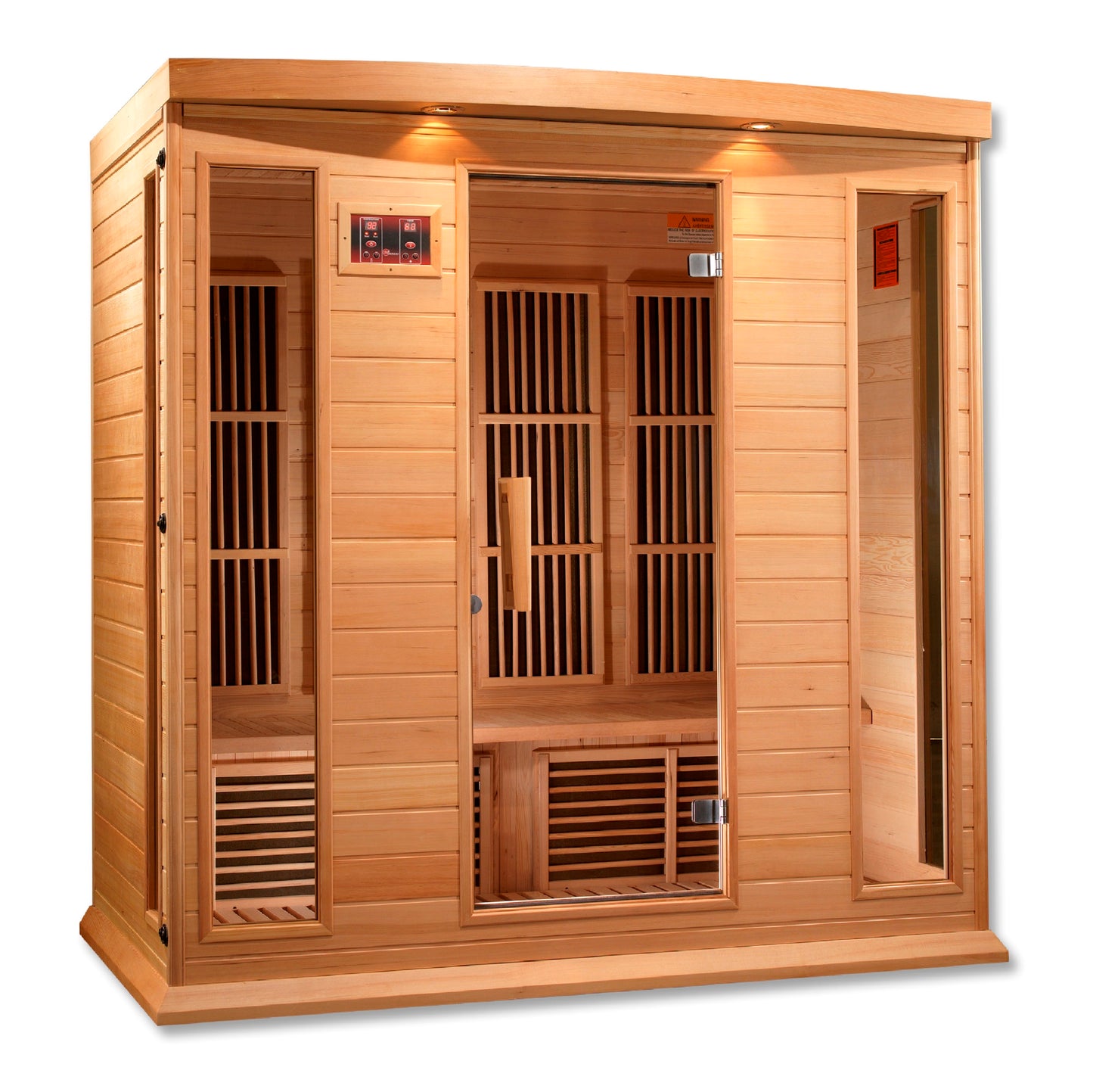 Maxxus K406-01 4-Person Low EMF Far Infrared Sauna – Hemlock — product view 5