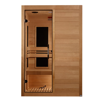 Golden Designs Maxxus S-Line Elite 2-Person Ultra-Low EMF FAR Infrared Sauna