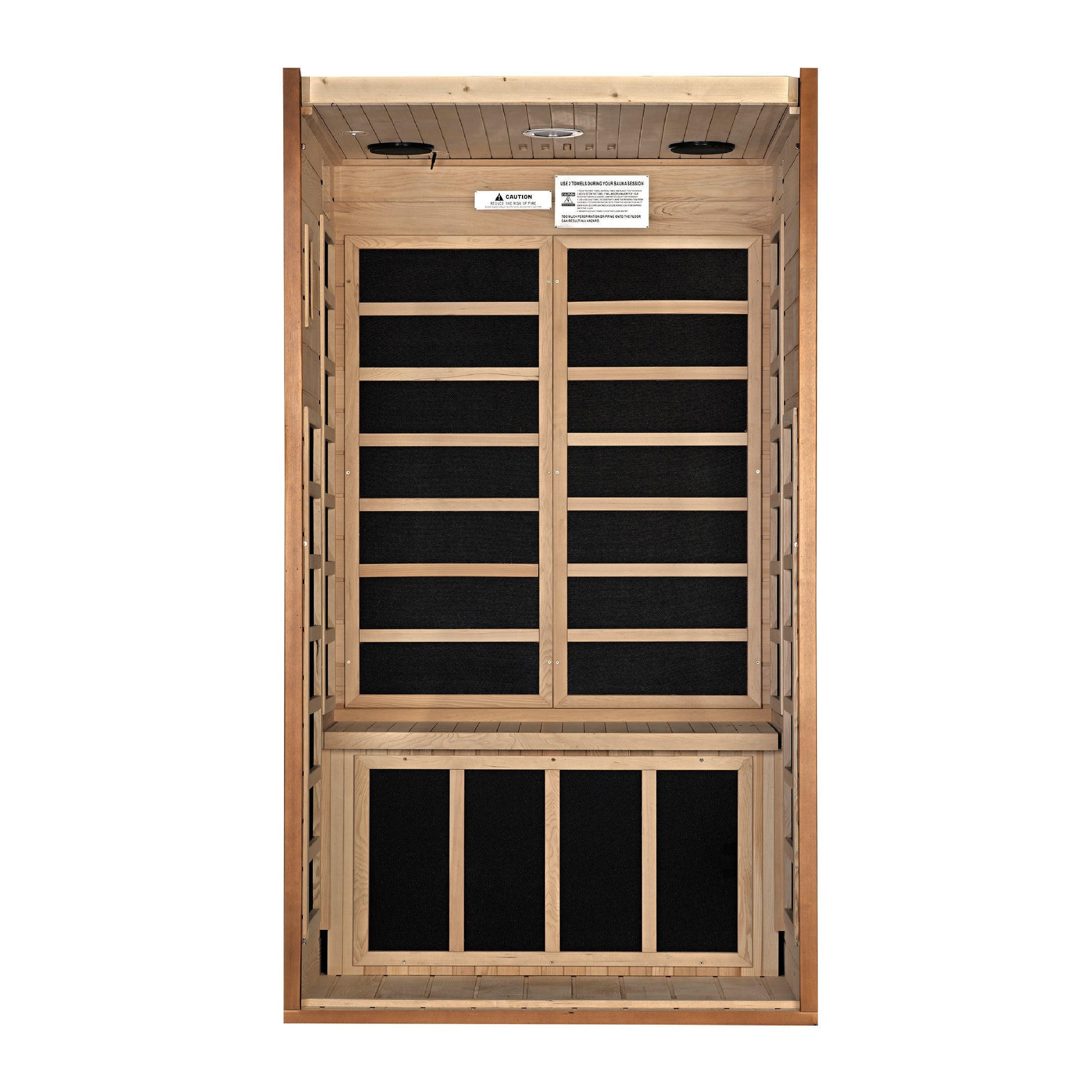 6103-01 Elite Avila 1-2 Person ULTRA-LOW-EMF FAR Infrared Sauna — image 4