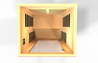 6103-01 Elite Avila 1-2 Person ULTRA-LOW-EMF FAR Infrared Sauna — image 5