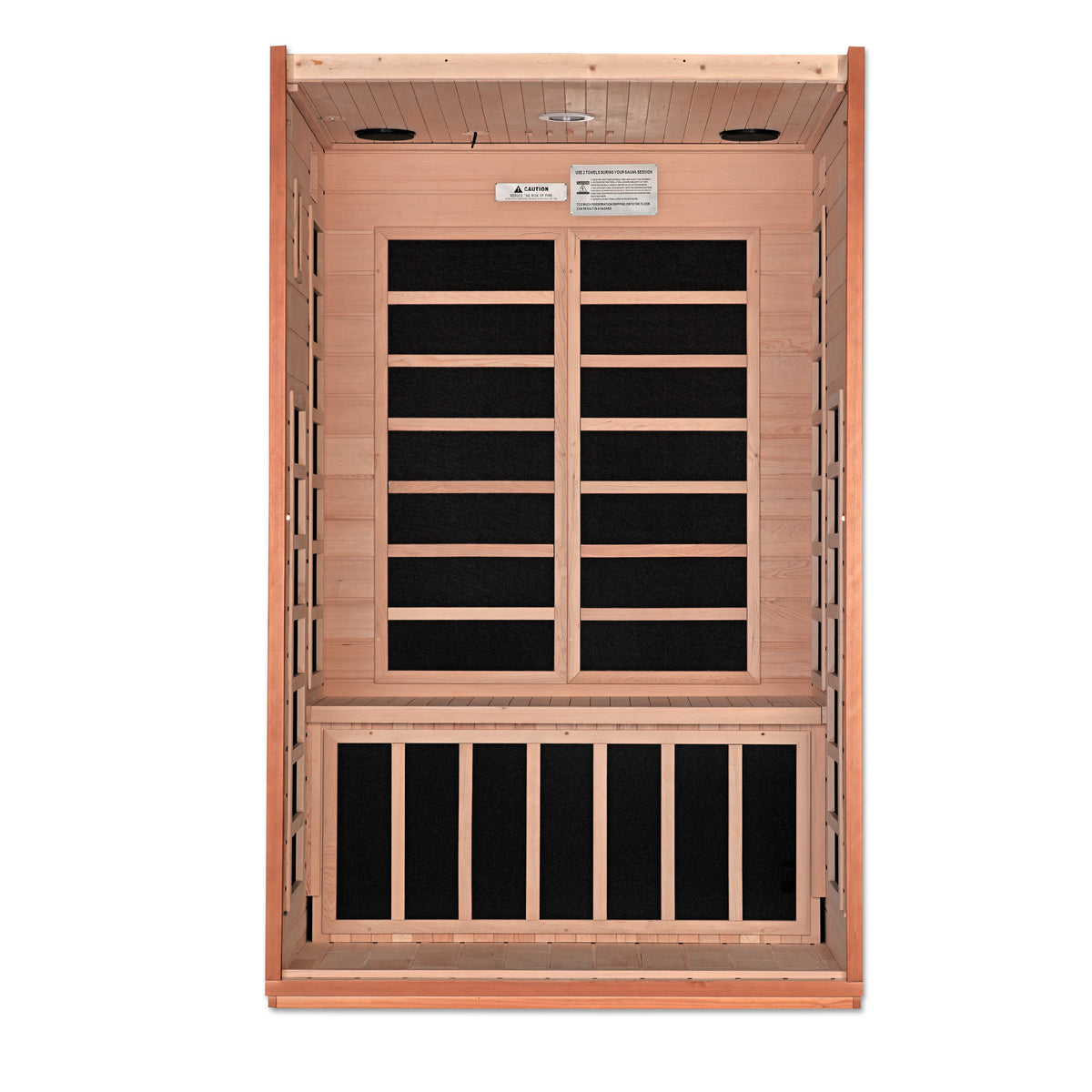 6203-01 Elite Cardoba 2 Person Ultra Low EMF FAR Infrared Sauna — image 4