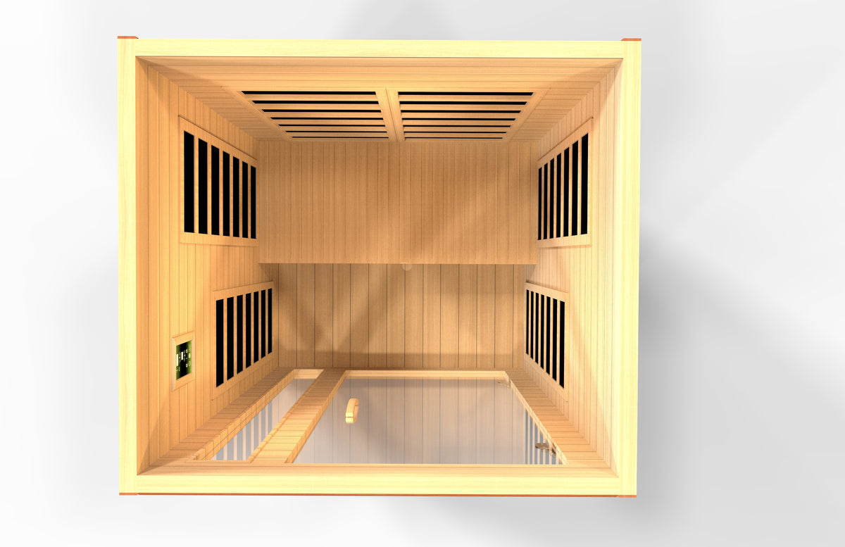 6203-01 Elite Cardoba 2 Person Ultra Low EMF FAR Infrared Sauna — image 5