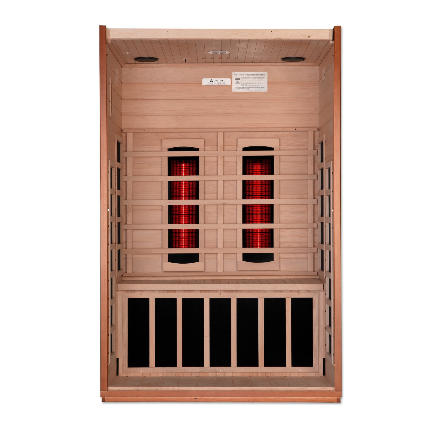 6203-02 FS Cardoba 2 Person Full Spectrum Infrared Sauna - Canadian Hemlock — image 4