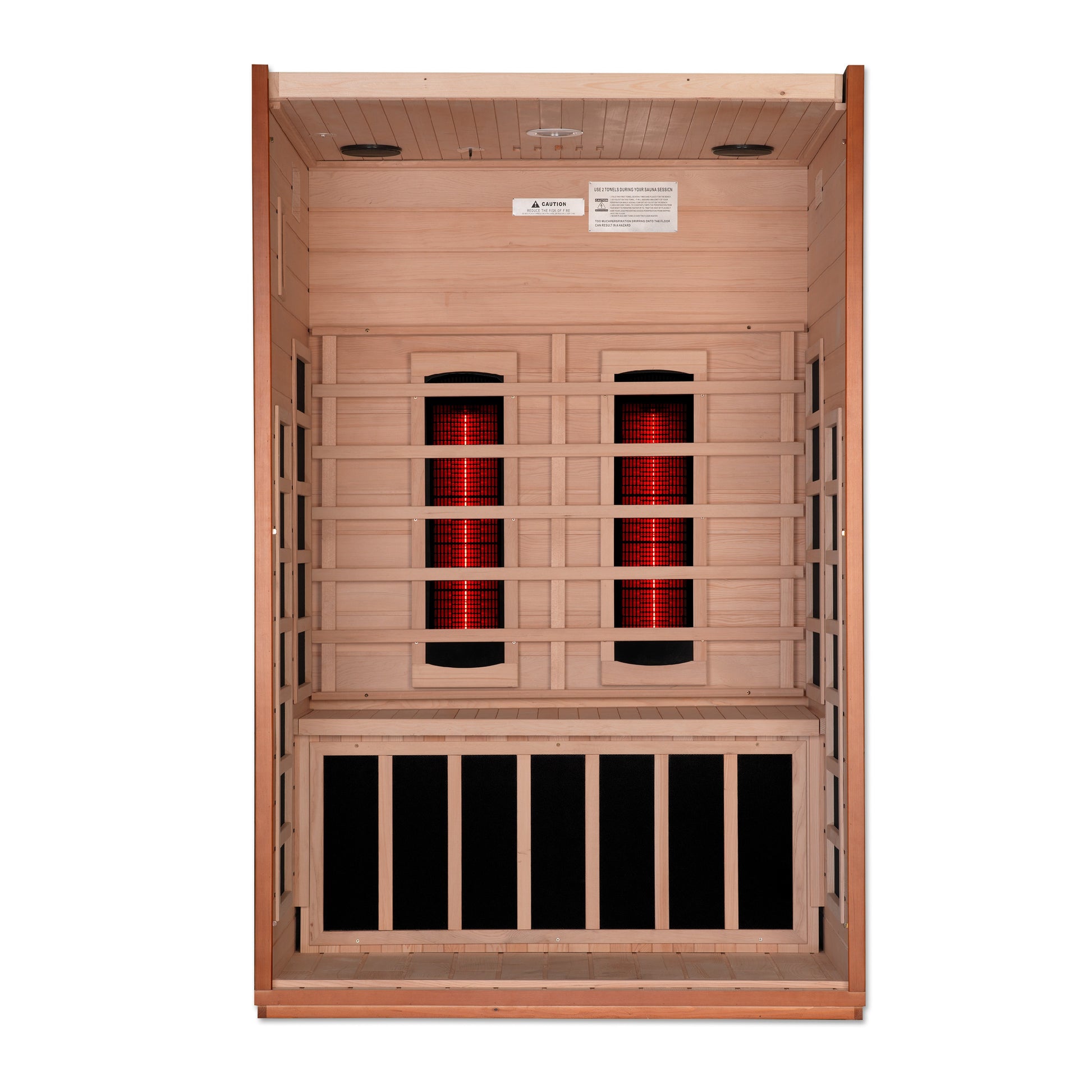 6203-02 FS Cardoba 2 Person Full Spectrum Infrared Sauna - Canadian Hemlock — image 4