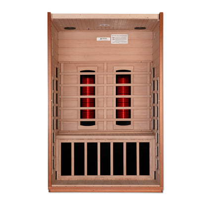6203-02 FS Cardoba 2 Person Full Spectrum Infrared Sauna - Canadian Hemlock — image 4