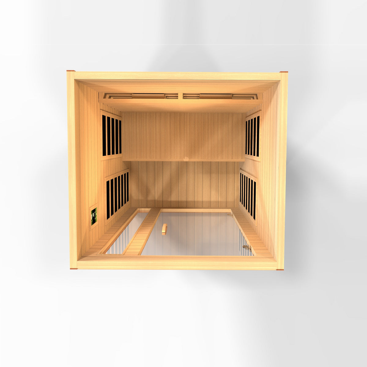 6203-02 FS Cardoba 2 Person Full Spectrum Infrared Sauna - Canadian Hemlock — image 5