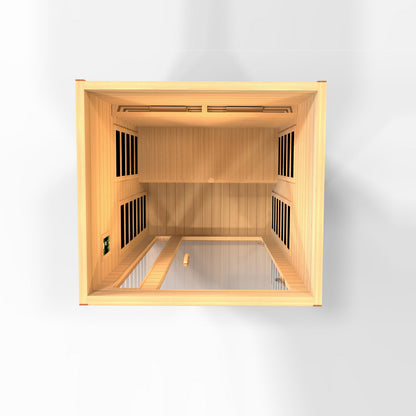 6203-02 FS Cardoba 2 Person Full Spectrum Infrared Sauna - Canadian Hemlock — image 5