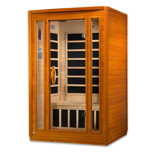 6206-01 Elite San Marino Ultra LOW EMF 2 Person Sauna — image 1