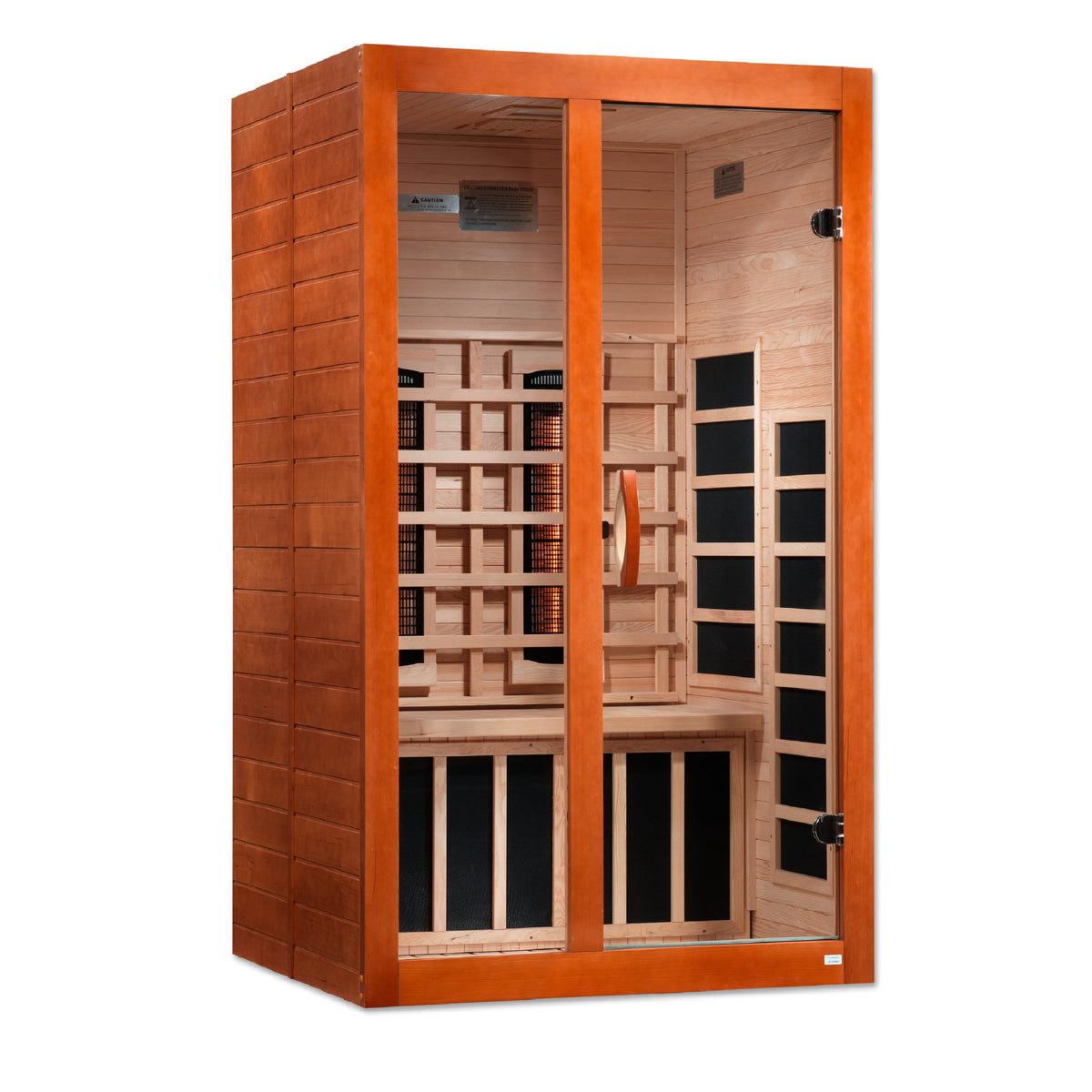 6209-03 FS Santiago 2 Person Full Spectrum Infrared Sauna - Canadian Hemlock — image 3