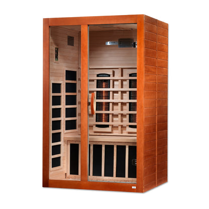 6209-03 FS Santiago 2 Person Full Spectrum Infrared Sauna - Canadian Hemlock — image 4