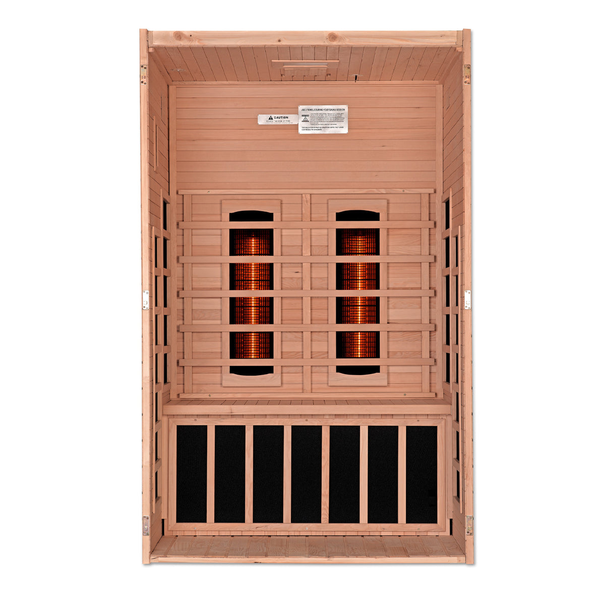 6209-03 FS Santiago 2 Person Full Spectrum Infrared Sauna - Canadian Hemlock — image 5