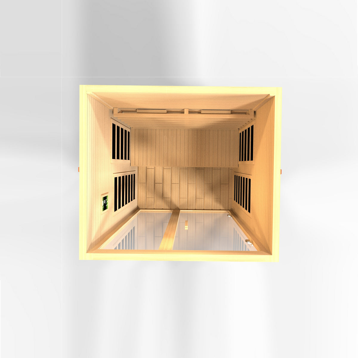 6209-03 FS Santiago 2 Person Full Spectrum Infrared Sauna - Canadian Hemlock — image 7