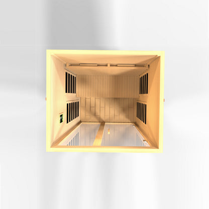 6209-03 FS Santiago 2 Person Full Spectrum Infrared Sauna - Canadian Hemlock — image 7