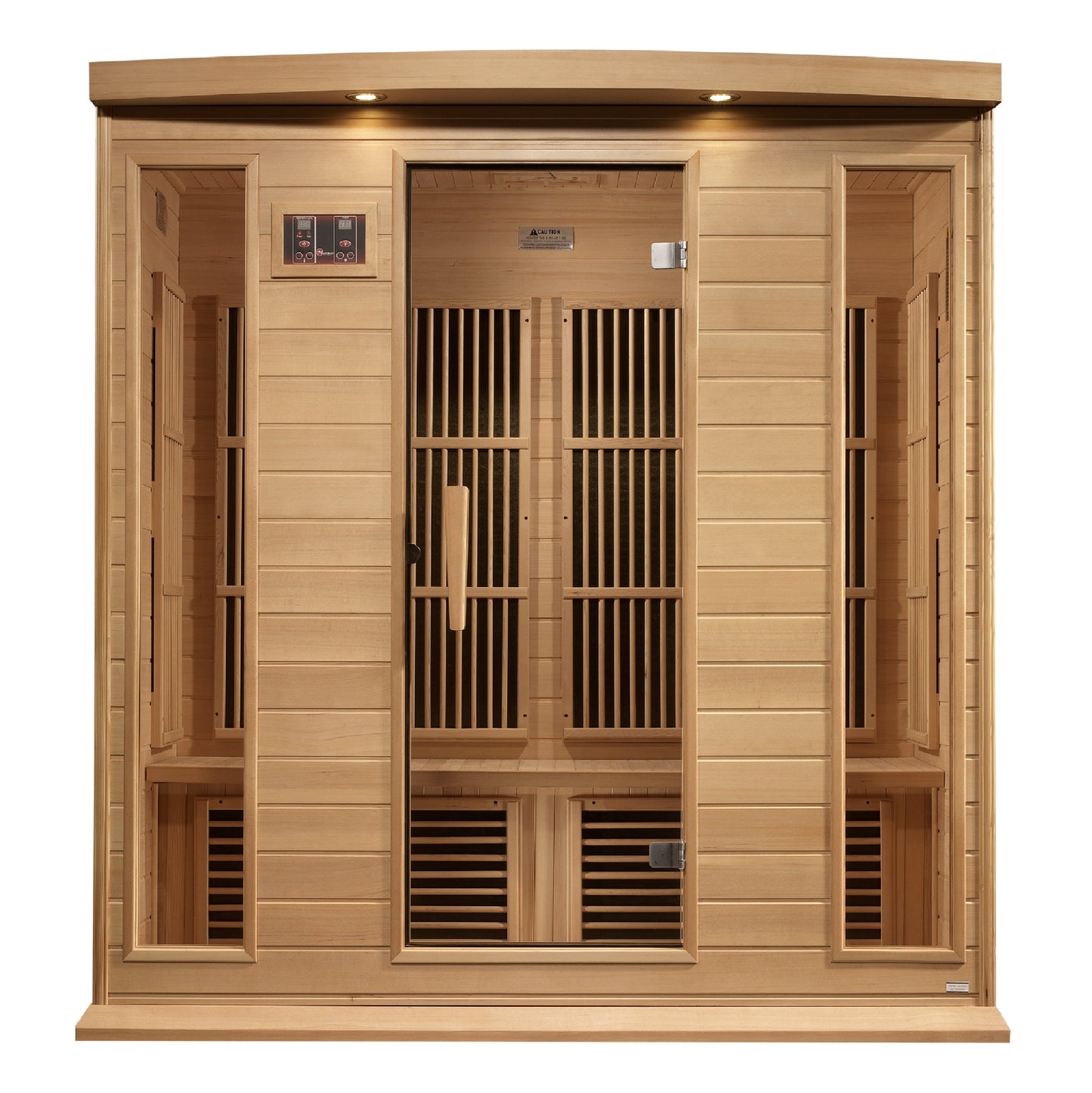 Golden Designs Maxxus 4-Person Near-Zero EMF FAR Infrared Sauna - Canadian Hemlock — product image 1