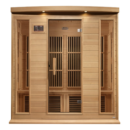 Golden Designs Maxxus 4-Person Near-Zero EMF FAR Infrared Sauna - Canadian Hemlock — product image 1