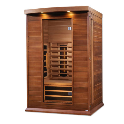 Golden Designs Maxxus 2-Person Full-Spectrum Infrared Sauna - Canadian Red Cedar — product image 5