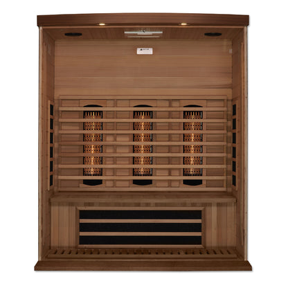 Golden Designs Maxxus 3-Person Full-Spectrum Infrared Sauna - Canadian Red Cedar — product image 4