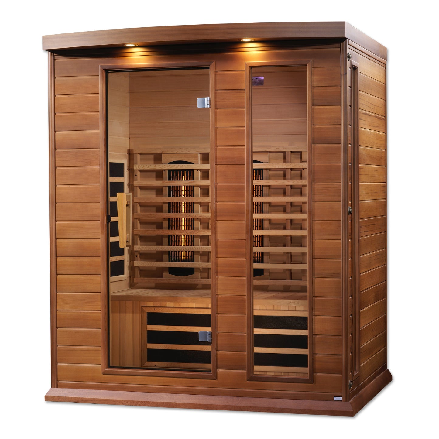 Golden Designs Maxxus 3-Person Full-Spectrum Infrared Sauna - Canadian Red Cedar — product image 3