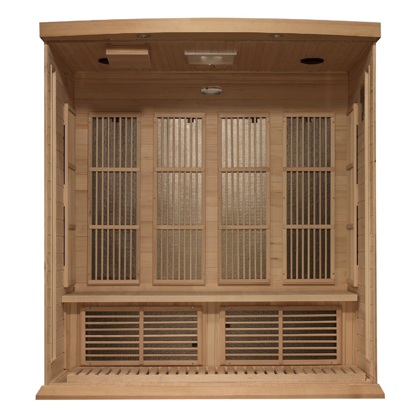 Golden Designs Maxxus 4-Person Near-Zero EMF FAR Infrared Sauna - Canadian Hemlock — product image 4
