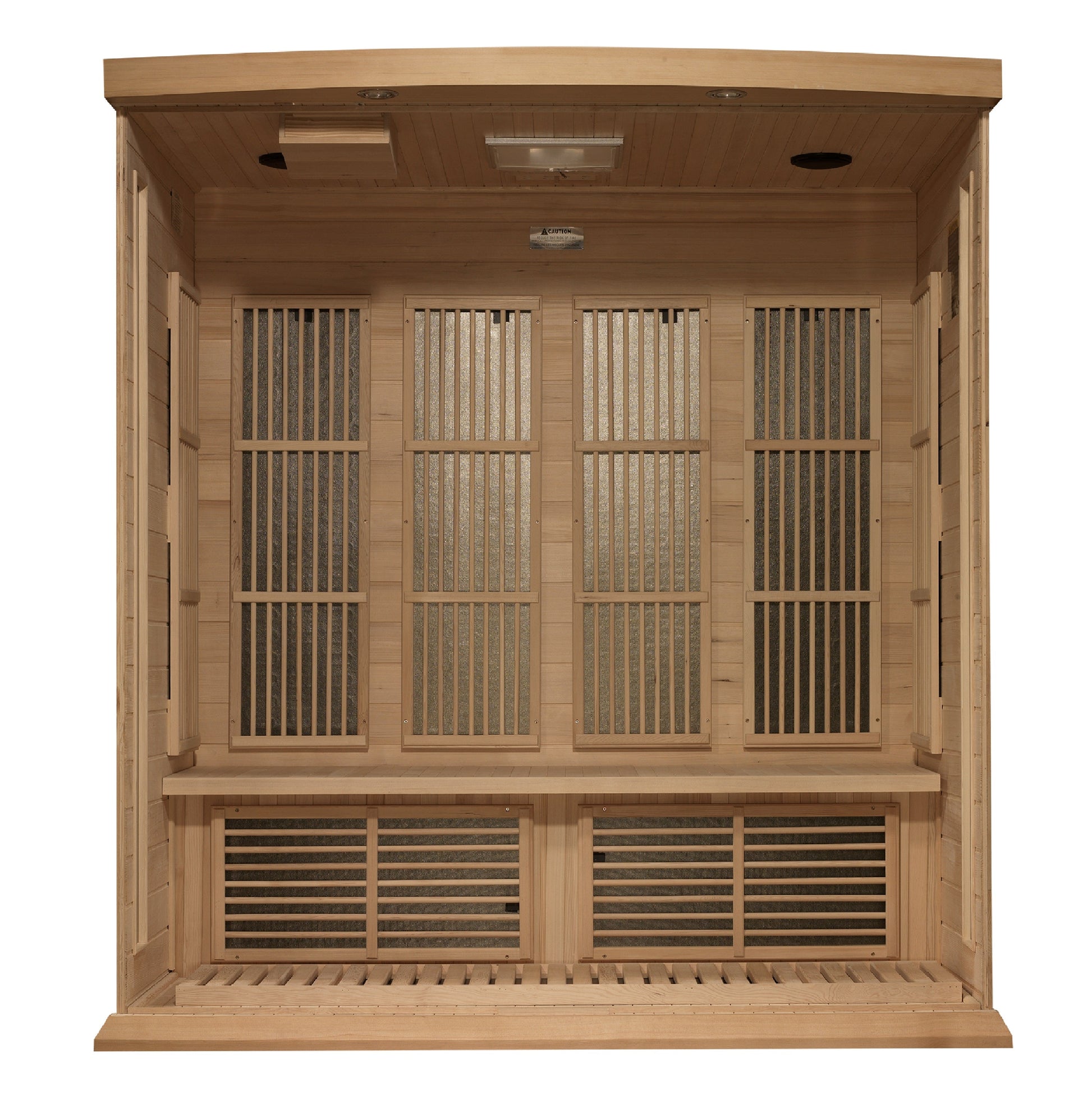 Golden Designs Maxxus 4-Person Near-Zero EMF FAR Infrared Sauna - Canadian Hemlock — product image 4