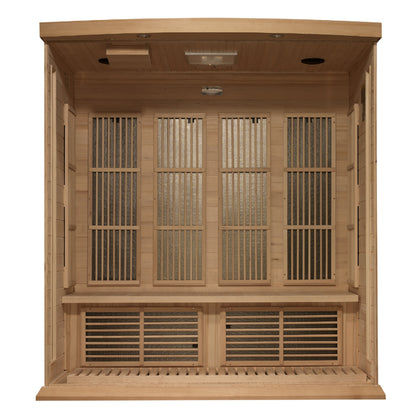 Golden Designs Maxxus 4-Person Near-Zero EMF FAR Infrared Sauna - Canadian Hemlock — product image 4