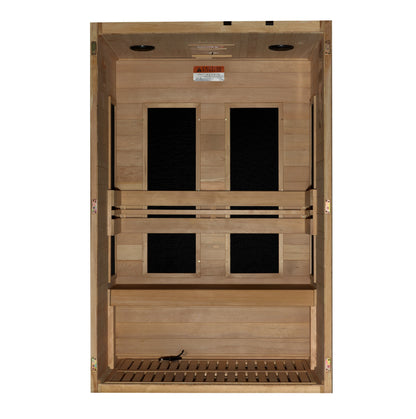 Golden Designs Maxxus S-Line 2-Person Low EMF FAR Infrared Sauna — product image 5