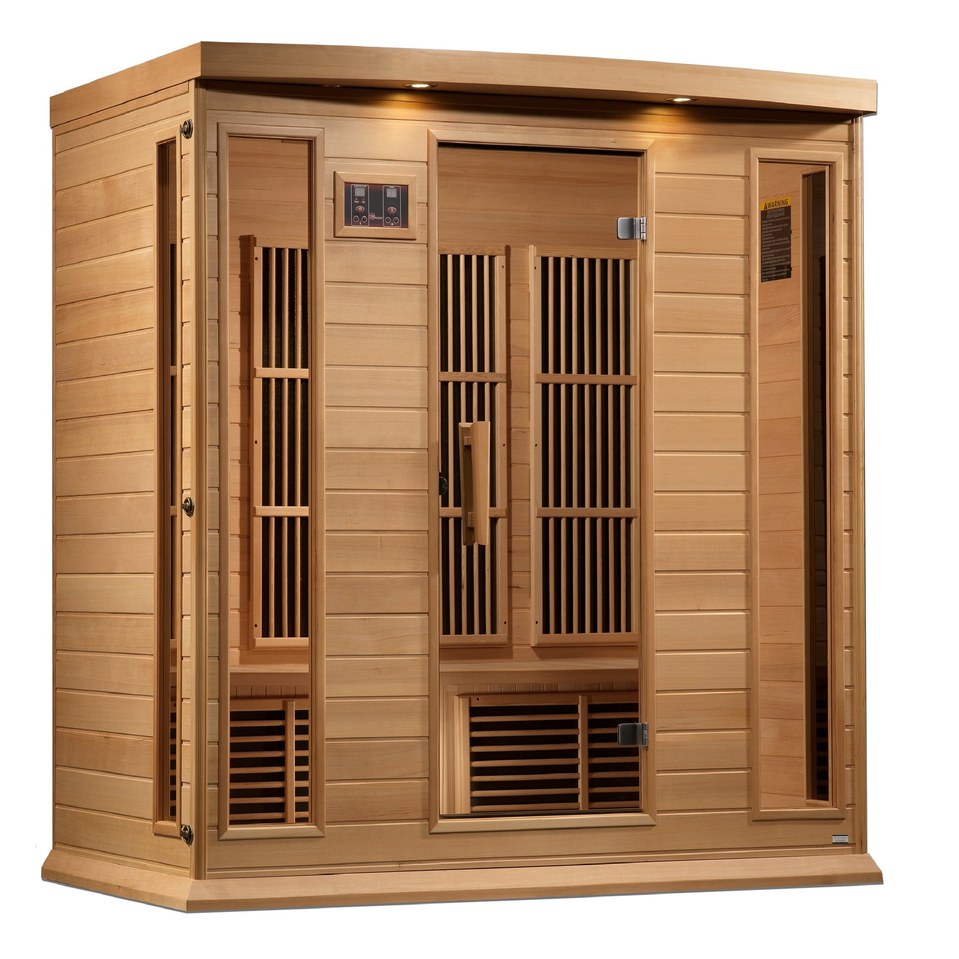 Golden Designs Maxxus 4-Person Near-Zero EMF FAR Infrared Sauna - Canadian Hemlock — product image 2