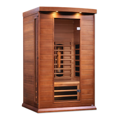 Golden Designs Maxxus 2-Person Full-Spectrum Infrared Sauna - Canadian Red Cedar — product image 4