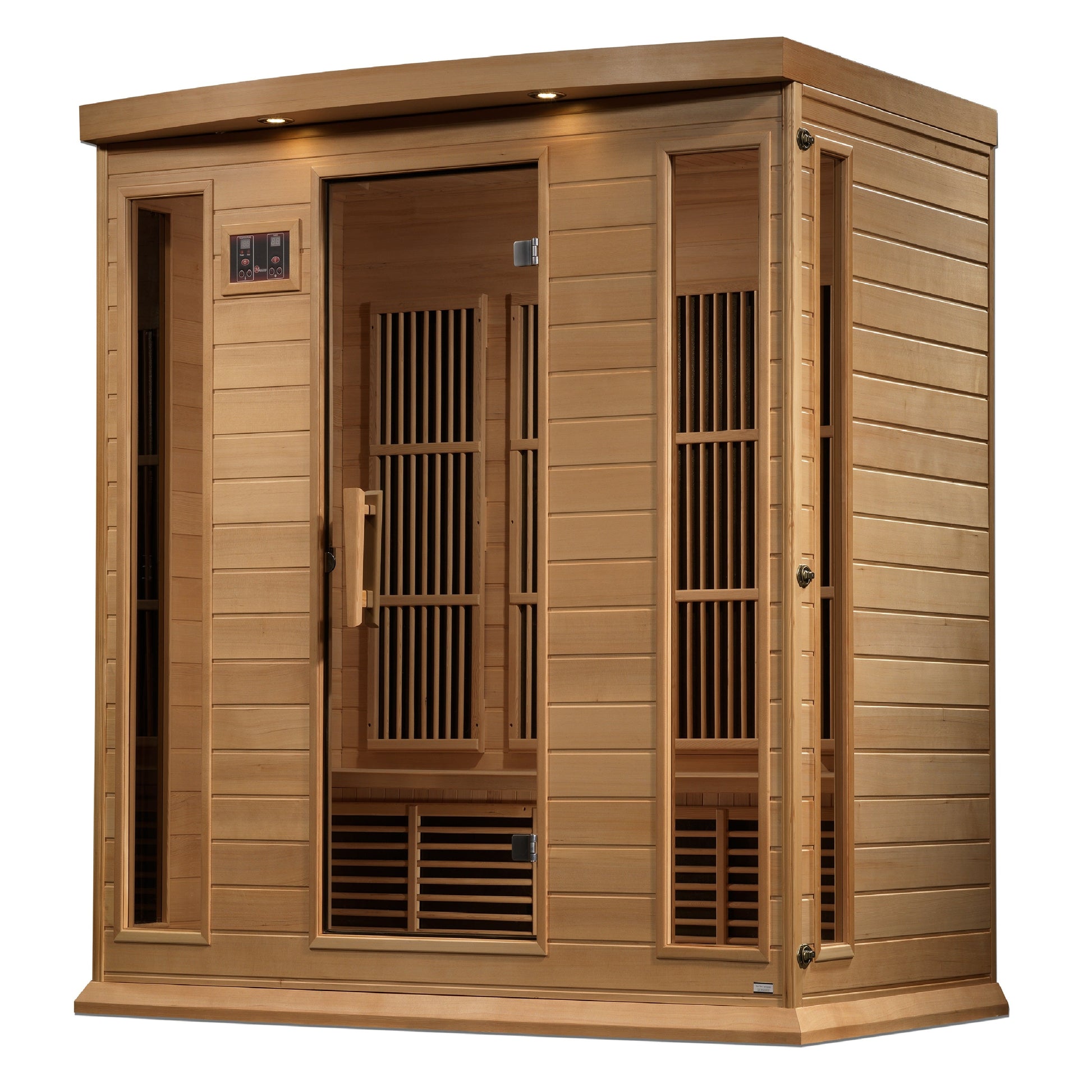 Golden Designs Maxxus 4-Person Near-Zero EMF FAR Infrared Sauna - Canadian Hemlock — product image 3